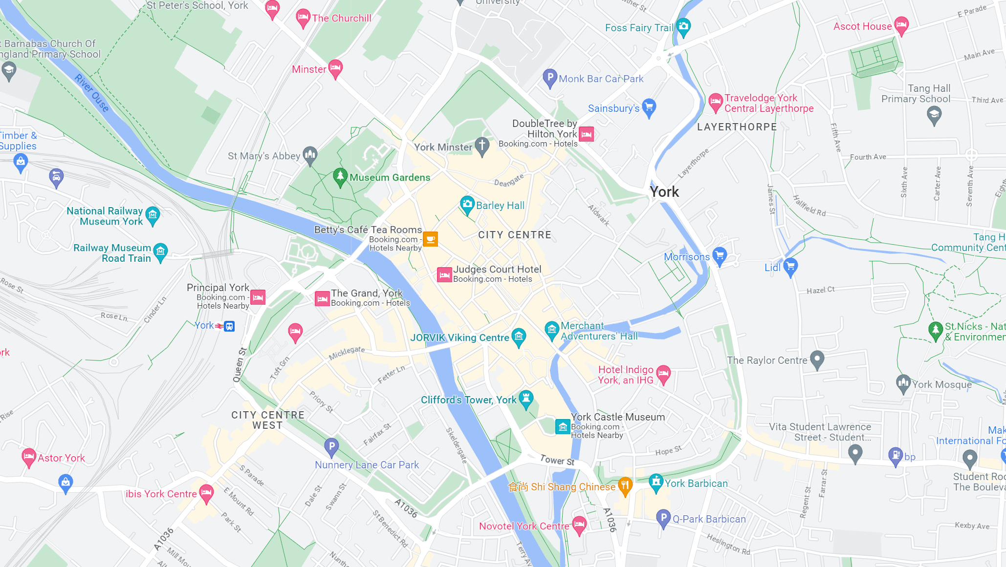 York Map